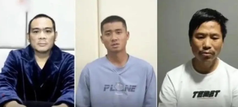 劉正祥胞弟、福利來集團總裁劉正琦（中）曾提出，要求家人盡快釋出電詐園區(qū)內(nèi)的中國人。