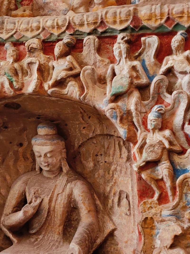 被列為“世界文化遺產(chǎn)”的云岡石窟位（圖片來源：小紅書）