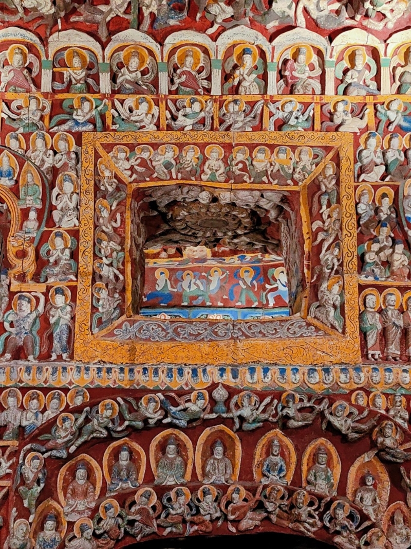 第12窟音樂窟全景3D復(fù)原（圖片來源：小紅書）