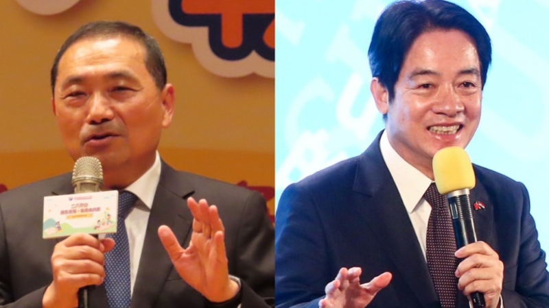 侯康配支持度與賴蕭配不斷收窄 侯康配支持度與賴蕭配不斷收窄