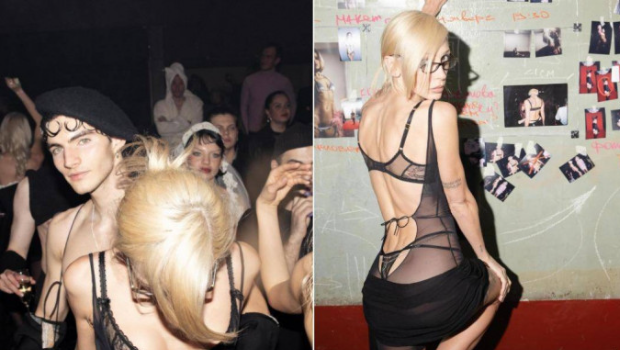 俄羅斯網(wǎng)紅伊夫列耶娃（圖右）主辦這場廣受批評的派對。