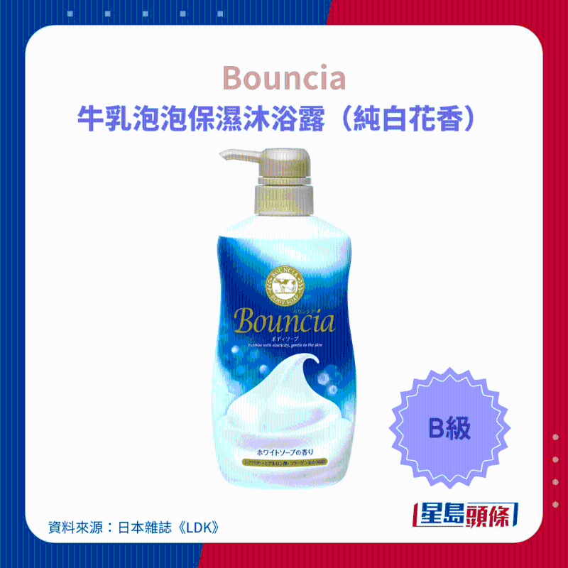Bouncia 牛乳泡泡保濕沐浴露（純白花香）