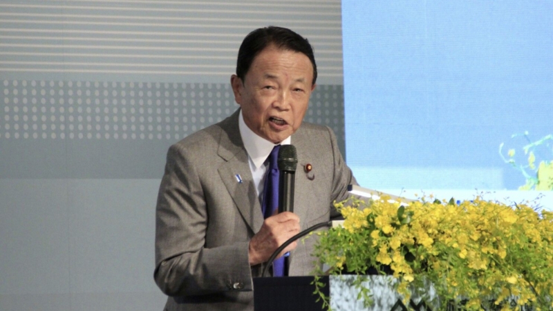 麻生太郎日前表示，“臺灣有事”必然發(fā)生，并將成為事關(guān)日本生存的危機(jī)事態(tài)。 AP