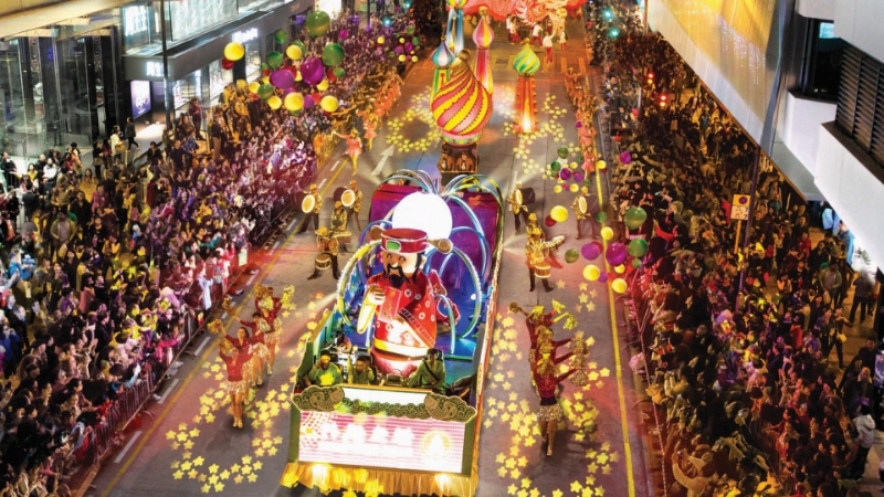 尖沙咀新春花車(chē)匯演闊別4年再度回歸