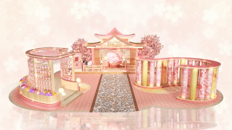 將軍澳新都城中心將化身成粉系日式和風(fēng)庭園