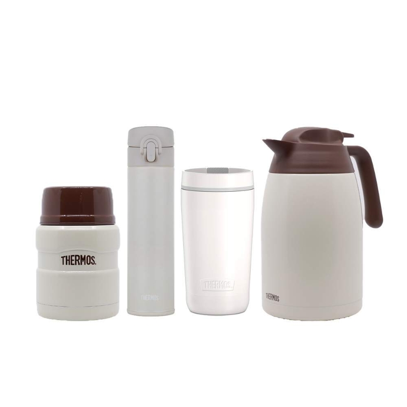 限量發(fā)售的Thermos新春福袋，包含1.5公升真空保溫手斟壺、355毫升及400毫升真空保溫杯原價$646、優(yōu)惠價$338C