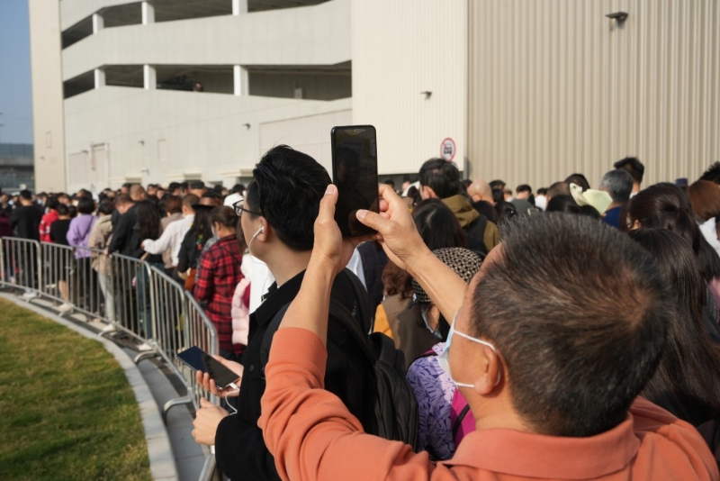 現(xiàn)場(chǎng)要實(shí)施人流限制。