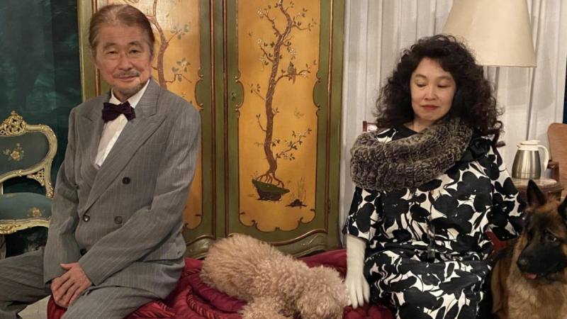 施明德一生情史不斷。圖為與現(xiàn)任妻子陳嘉君合照。Facebook