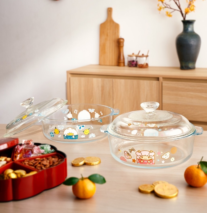 買禮盒或指定零食滿額送限量滿載祝福玻璃盤