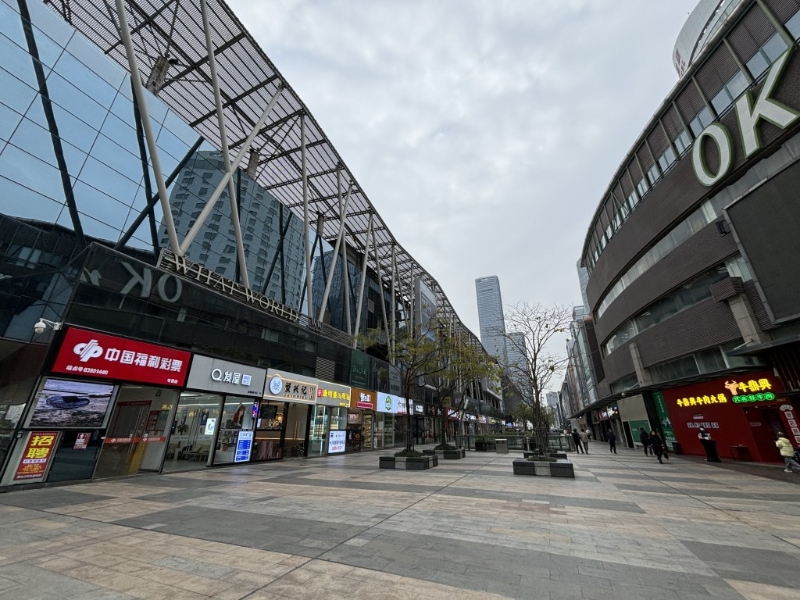 保利文化廣場(chǎng)天橋。 吳艷玲攝