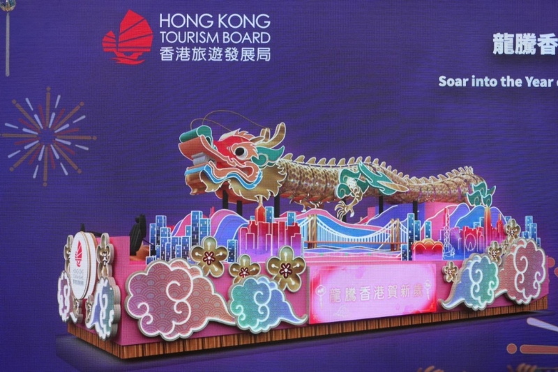 旅發(fā)局花車。