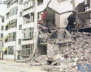 靳如超非法購(gòu)入大量炸藥，在石家莊炸毀五座民宅，造成108人死亡。網(wǎng)絡(luò)圖片