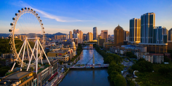 大灣區(qū)城市。新華社