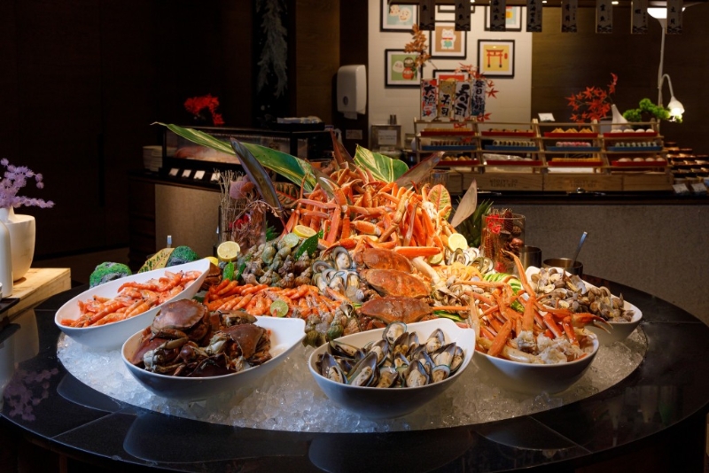 香港海洋公園萬豪酒店海灣餐廳自助餐買一送一