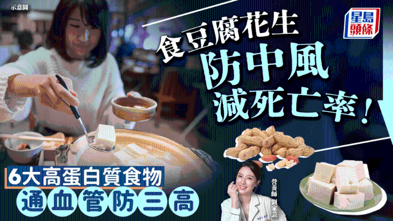 吃豆腐花生可防中風(fēng)減死亡率！