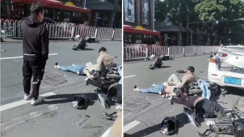 廣州房車鬧市亂沖撞，傳最少12人倒地