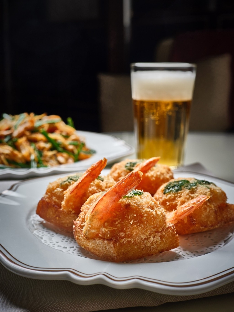 懷舊蝦多士 $128