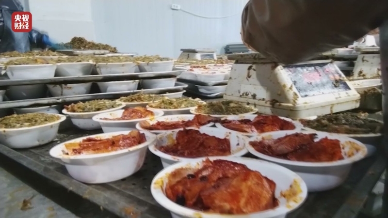 經(jīng)烹調(diào)后已無法看出槽頭肉。 （圖片來源：央視網(wǎng)）