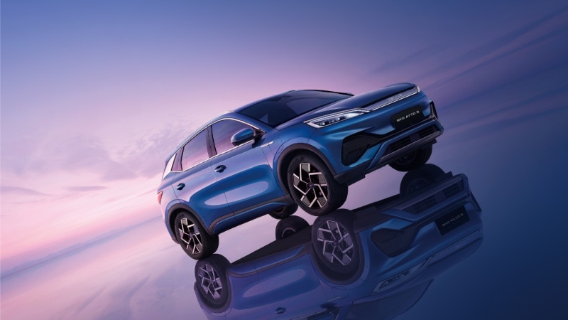 比亞迪以101.6GWh總?cè)萘壳拥?名，年度增幅51%。