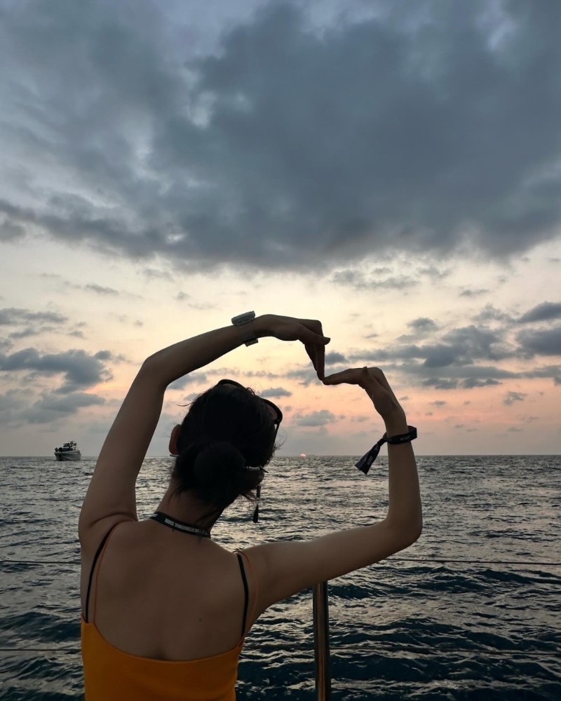 林峯老婆獨自去布吉狂歡？7