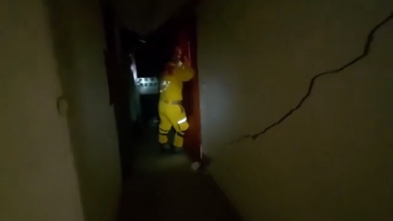 1女“為救兔子”返回受困