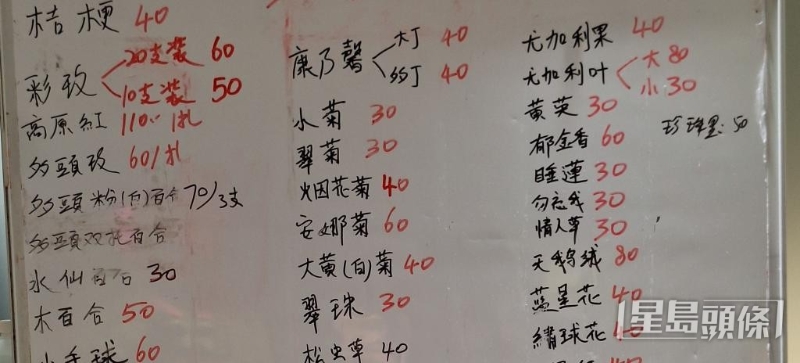 港島區(qū)一間批發(fā)零售店以低價發(fā)售玫瑰