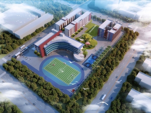 德萃港人子弟中學(xué)（寄宿校區(qū)）校舍設(shè)計(jì)圖。 德萃提供