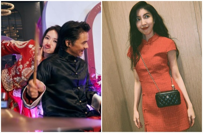 楊謹(jǐn)華出席舒淇生日派對。