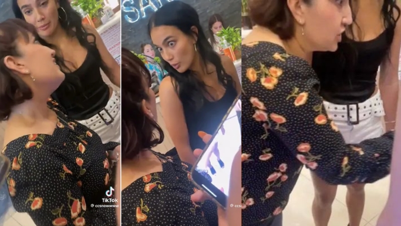 洛倫佐與年輕女生們?yōu)榱舜┲欠裉^(guò)火辣爆發(fā)爭(zhēng)執(zhí)。 TikTok截圖