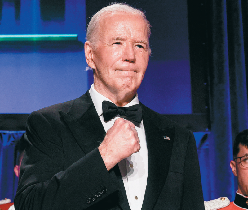 拜登就任以來(lái)第3度出席白宮記者協(xié)會(huì)晚宴