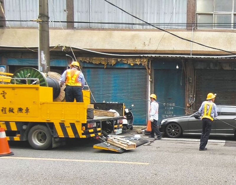 圖為桃園3日停電 圖為桃園3日停電