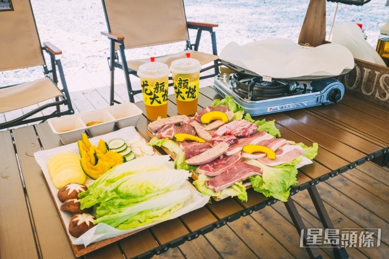 無(wú)論入住哪種房型，都可以享用燒烤套餐。