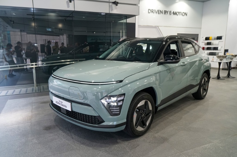 第二代KONA Electric純電動(dòng)SUV備有一式兩款選擇。