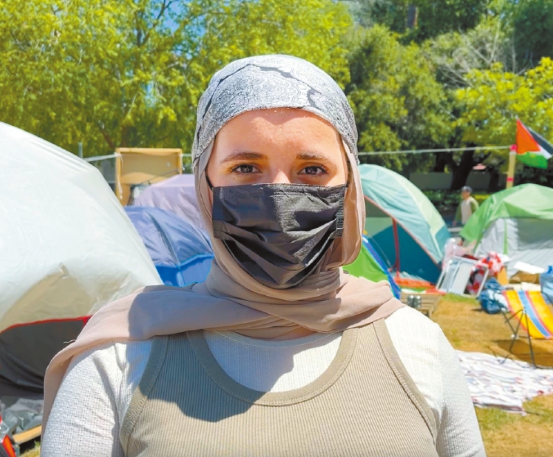 史大學(xué)生營(yíng)地負(fù)責(zé)人之一Ines