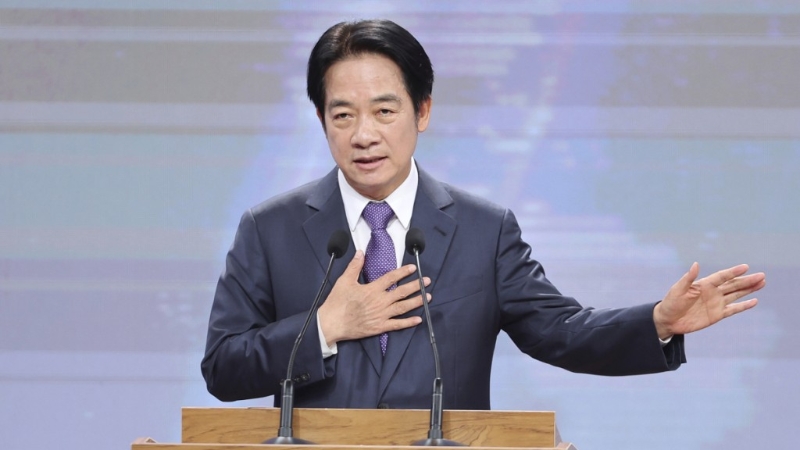 民進黨賴清德下周一（20日）就任臺灣領導人。美聯(lián)社