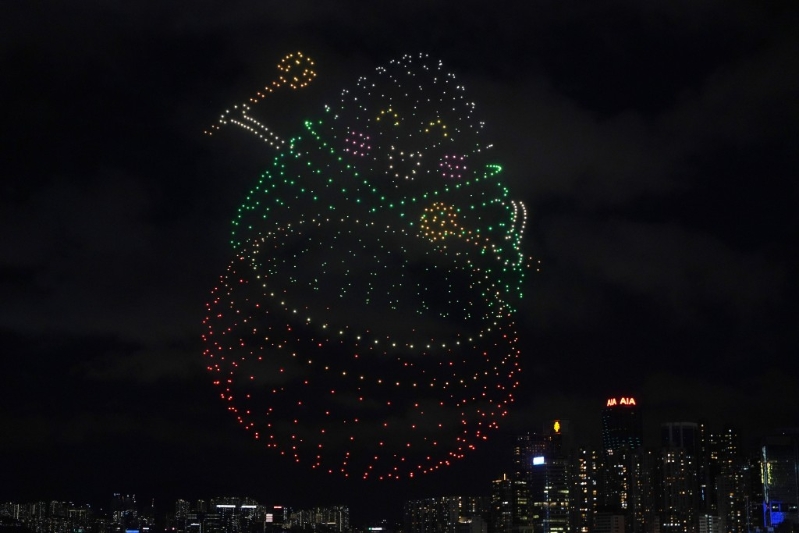 端午節(jié)無(wú)人機(jī)表演晚上舉行