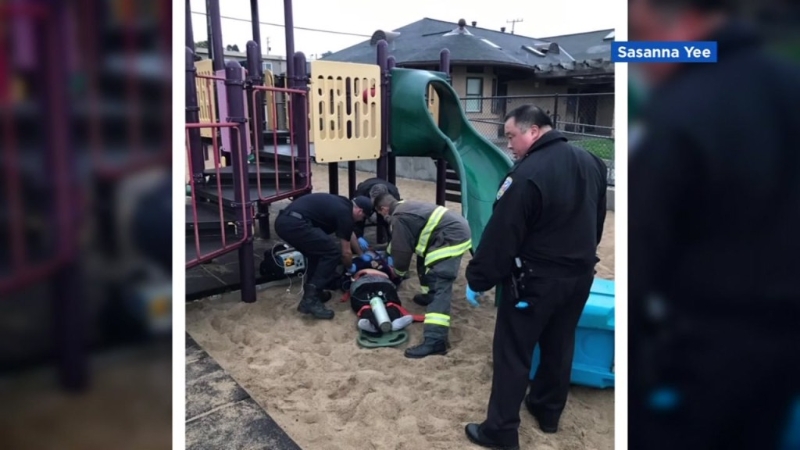 黃婆婆在公園遇襲