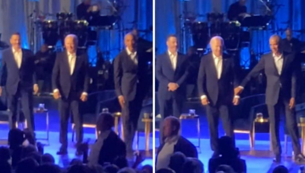 拜登籌款會(huì)疑似失神呆立 拜登籌款會(huì)疑似失神呆立