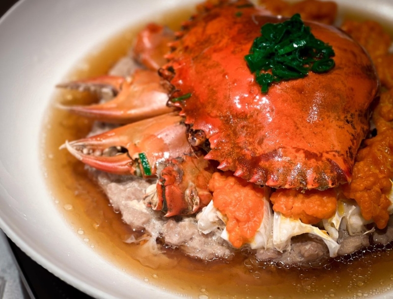 糟骨頭肉粒蒸頂級(jí)膏蟹 $1,188 糟骨頭肉粒蒸頂級(jí)膏蟹 $1,188