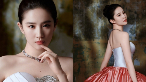 劉亦菲氣質清新脫俗，網(wǎng)贊完美基因遺傳媽。