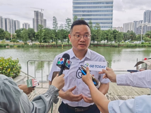 南沙人才發(fā)展公司執(zhí)行董事張勁松。