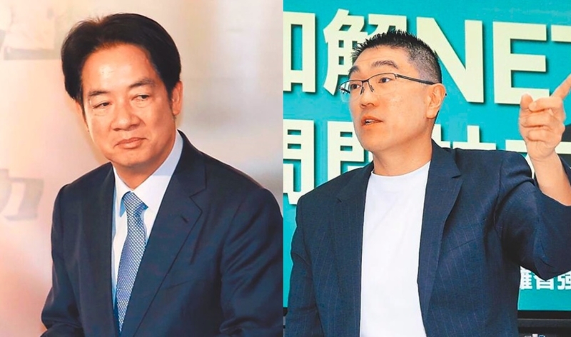 謝國(guó)梁(右)