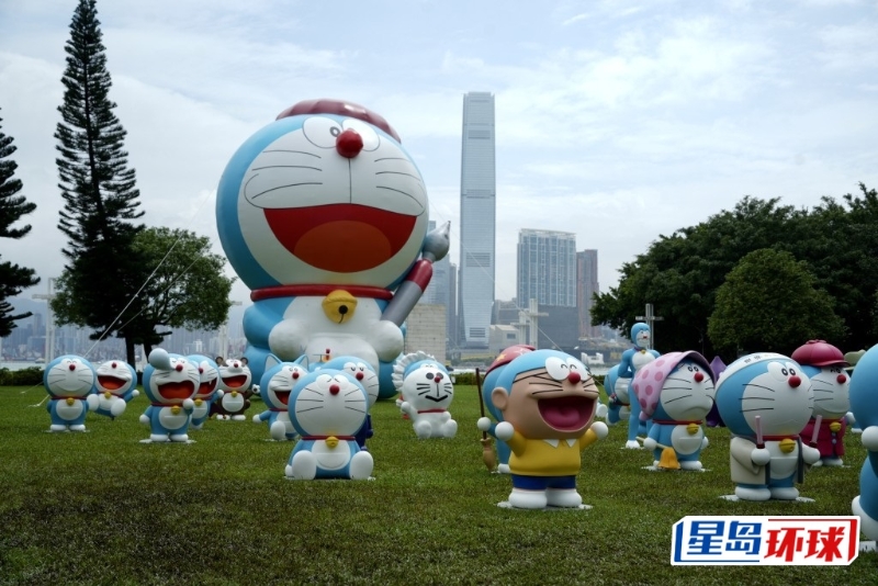 “100%多啦A夢戶外展區(qū)”每節(jié)參觀時段參觀時間為20分鐘。 資料圖片