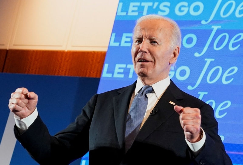 拜登被美媒批評在電視辯論中給出了雜亂無章的回答，而且語無倫次。 路透社