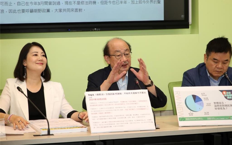 民進(jìn)黨立院黨團(tuán)總召柯建銘表示，國民黨和民眾黨以為靠多數(shù)暴力可以為所欲為，但是這絕對是他們最大的傷害，我們有自己的原則和立場，有關(guān)于立即開放兩岸觀光和小三通絕對反對，這是大陸的問題，怎么是我們的問題。（本報(bào)資料照片）