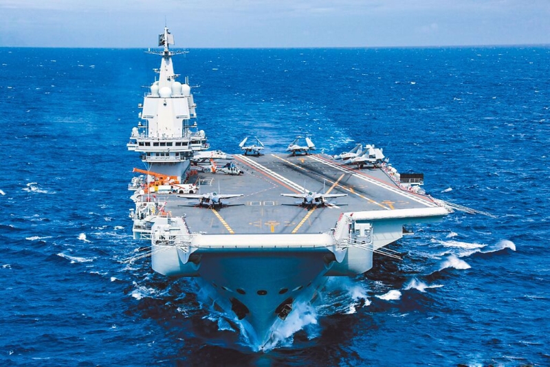 航空母艦山東號。