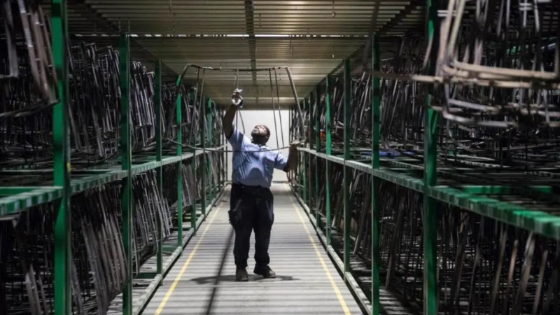 圖為福耀玻璃的美國廠房 圖為福耀玻璃的美國廠房