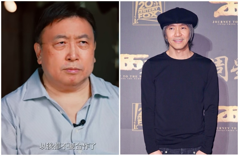 王晶開嗆周星馳：“以后都不要合作了”。 （王晶笑看江湖YT、中時資料照）