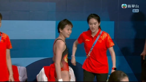 中國跳水猛將全紅嬋不負眾望為中國隊奪得金牌。