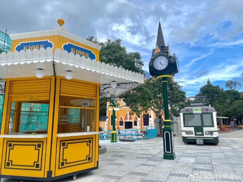 梅拉尼亞小鎮(zhèn)打卡位2. 復(fù)古車站(圖片來(lái)源:世界之窗) 梅拉尼亞小鎮(zhèn)打卡位2. 復(fù)古車站(圖片來(lái)源:世界之窗)